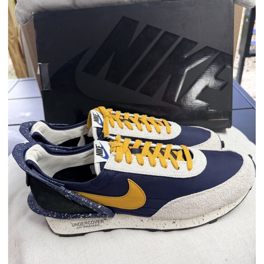 Nike Daybreak Undercover Obsidian Gold Men Size 13 Women 14.5 Box CJ3295-400